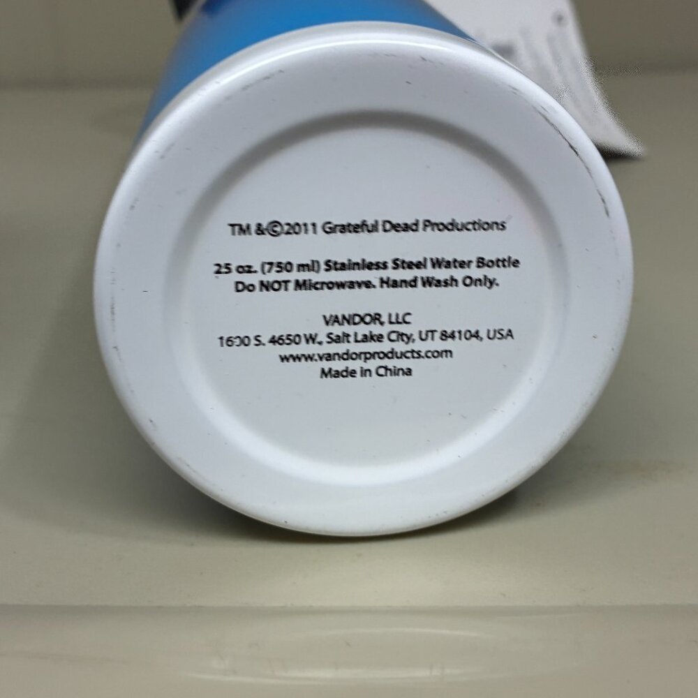 Grateful Dead Stainless Steel Water Beverage Bottle 25oz 750ml Vandor - Picture 4 of 6